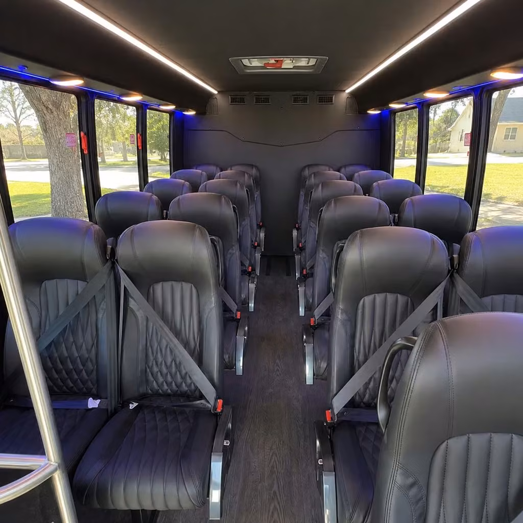 28 passenger minibus inside