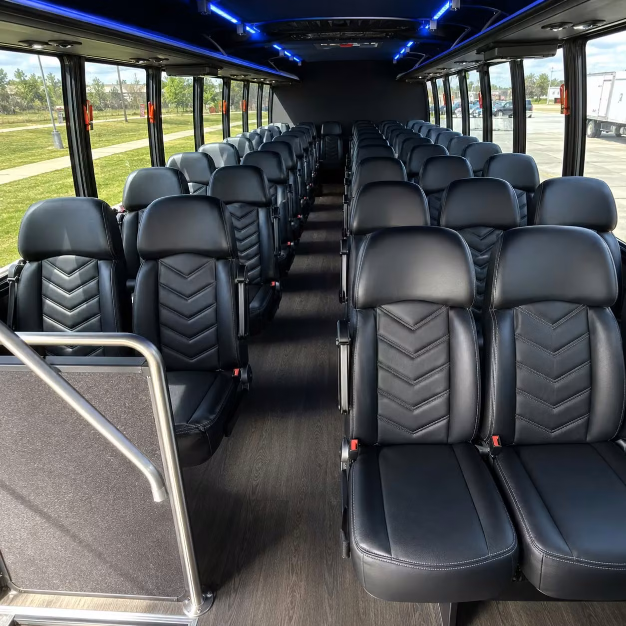 28 passenger minibus interior