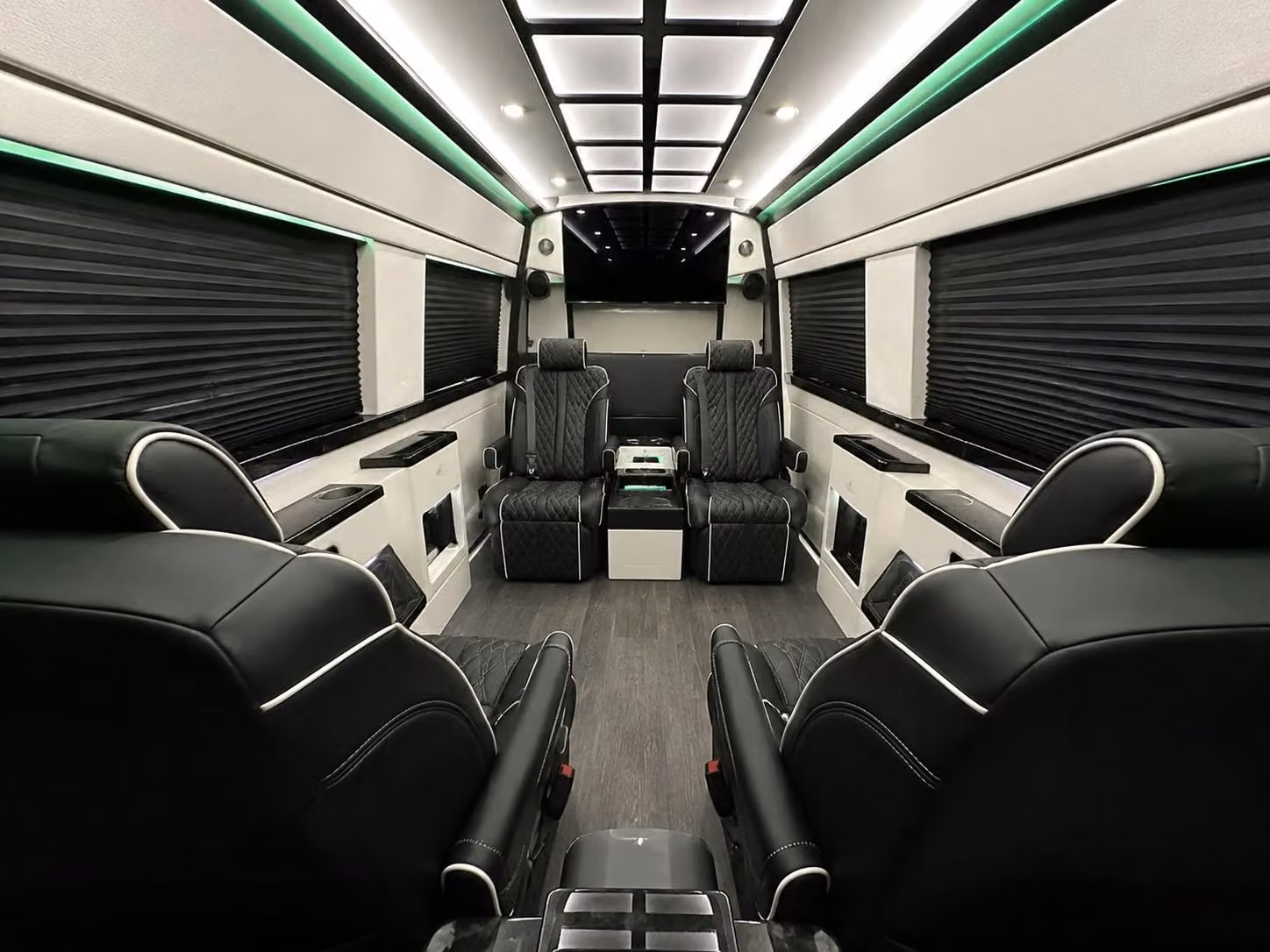 sprinter van with driver inside