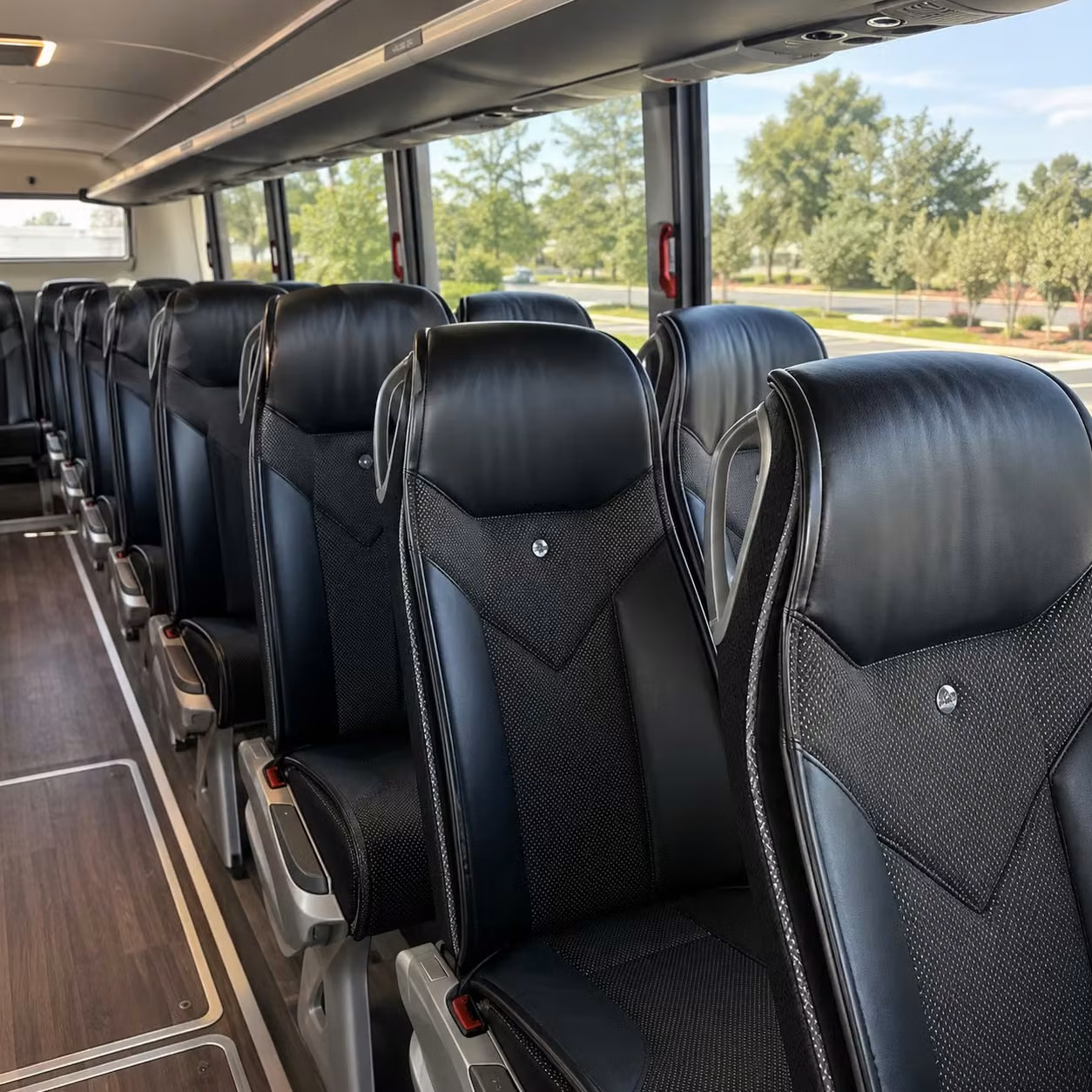yuma charter bus inside